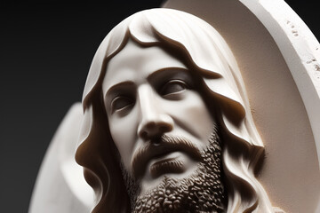 Stone Sculpture of Jesus Christ | Jesus Christ  | Created using generative AI tools