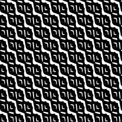 Seamless diagonal pattern. Repeat decorative design.Abstract texture for textile, fabric, wallpaper, wrapping paper.Black and white geometric wallpaper. 