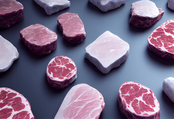 Artificial Protein Laboratory meat Generative ai