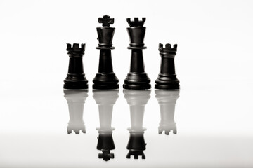 Black chess pieces