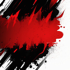 red paint splashes background, splashes, splat background, red and black brush stroke banner background perfect for canva