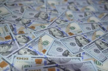 One hundred dollar bills