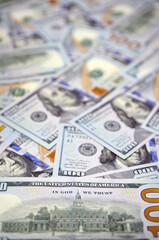 One hundred dollar bills