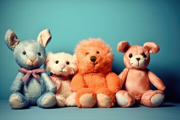 The gang and the teddy bear. Generative AI