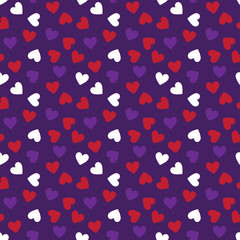 Naklejka na ściany i meble Valentine's Day Love Seamless Pattern - Festive Valentine theme repeating pattern design