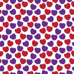 Valentine's Day Love Seamless Pattern - Festive Valentine theme repeating pattern design