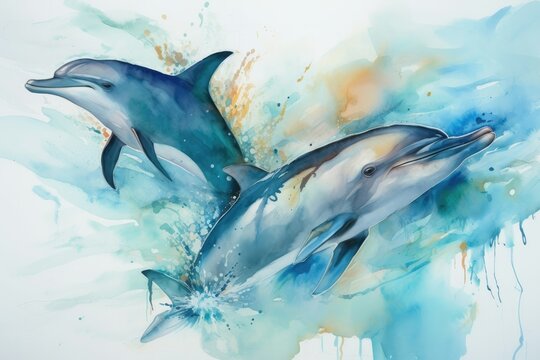 The dancing dolphins in the watercolor painting seemed to leap right off the page. Generative AI