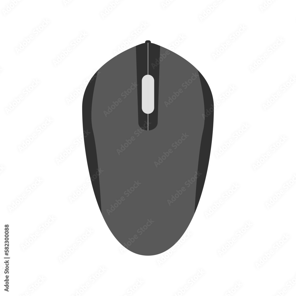 Poster mouse for pc vector icon. simple trendy mouse icon. device for pc. wired and wireless mouse vector. 