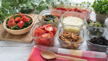 家庭料理・作り置きのおかず・お弁当　イメージ