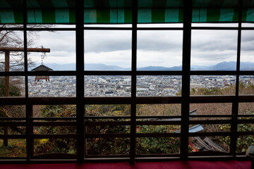 京都タワーから見た京都市