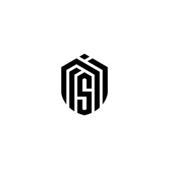 ms security letters,logo designs,icon,vector
