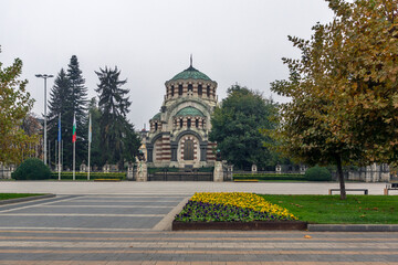 Center of city of Pleven, Bulgaria