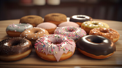 donuts with icing