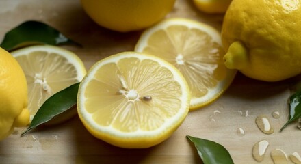  Chopped lemon slices, Generative AI