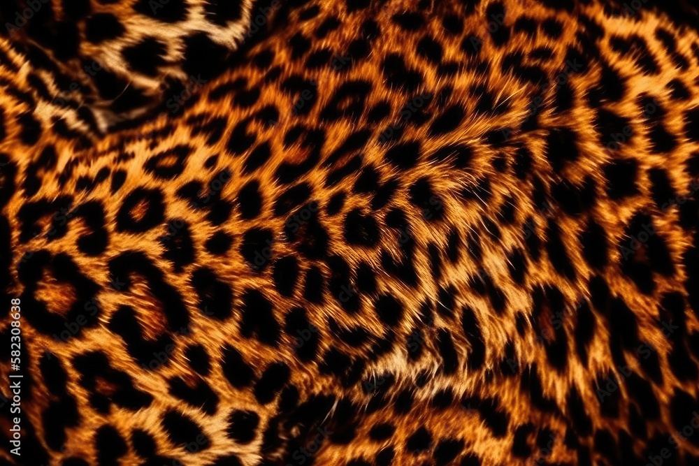Poster leopard skin pattern print texture. generative ai