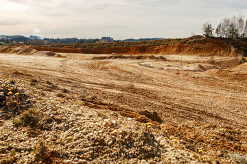 Sand mine landscape impressions