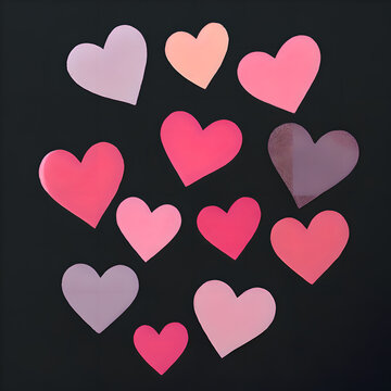 hearts background