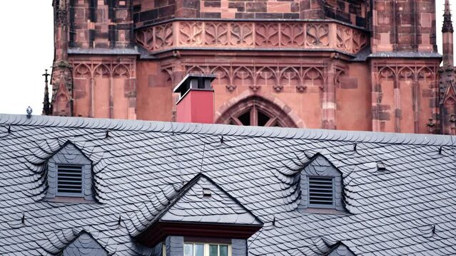 Imperial Cathedral of Saint Bartholomew in Roemer Frankfurt