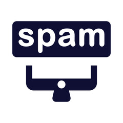 spam, mail, spam mail, computer, alert, spam mail icon