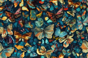 ALL OWER ANIMAL SKIN DESIGN. Generative AI