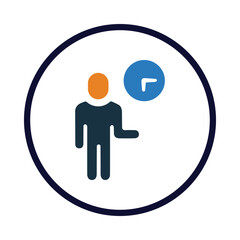 waiting , glasshour, man, waiting icon