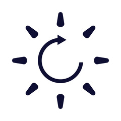 reloading, glasshour, reloading glass hour icon