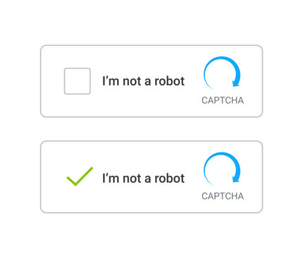 Not robot captcha vector test image obstacle computer. Captcha code internet public password not robot worry