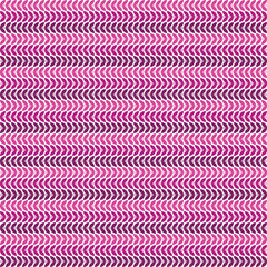 Horizontal Floral Stripe Seamless Pattern - Vines with leaves striped repeating pattern design