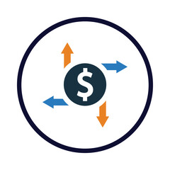 money, dollar, money convert icon