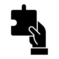 Obraz premium Collaboration Glyph Icon