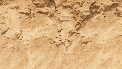 Light brown rock texture. Rough mountain surface. Close - up. Beige stone background with space for design. ai generative
