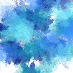 Obraz na płótnie Canvas Aesthetic blue splash color