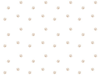 動物の足跡のシームレスパターン