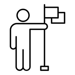 Leadership Outline Icon