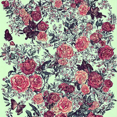 seamless floral pattern