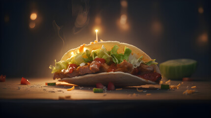 taco with beef
