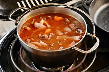 soup in a Dutch oven