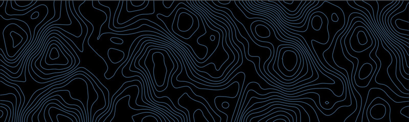 Topographic background and texture, monochrome image. 3D waves, White wave paper curved reliefs abstract background, Abstract topographic contours map background, Vector contour topographic map.