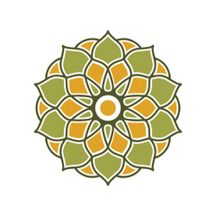Circular pattern in form of mandala. Oriental pattern, vector illustration. Islam, Arabic, Indian, turkish, pakistan, chinese, ottoman motifs