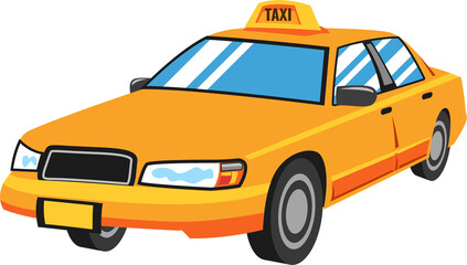 Taxi png graphic clipart design