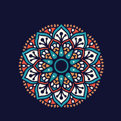 Circular pattern in form of mandala. Oriental pattern, vector illustration. Islam, Arabic, Indian, turkish, pakistan, chinese, ottoman motifs
