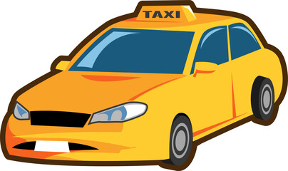Taxi png graphic clipart design