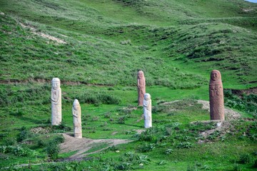 The mysterious prehistoric grassland stone statues in Xinjiang