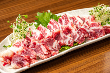熊本の新鮮な馬刺し