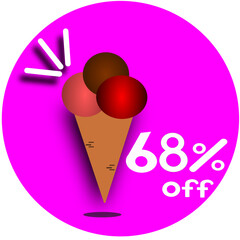 illustration ice cream 68% off