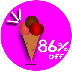 illustration ice cream 86% off