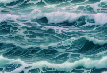 ***TILED***  Ocean Waves realistic