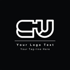 BU UB B U initial based letter icon logo