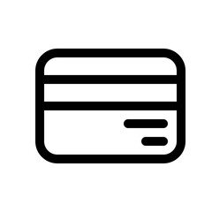 Editable debit card, credit card, payment vector icon. Part of a big icon set family. Finance, business, investment, accounting. Perfect for web and app interfaces, presentations, infographics, etc