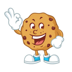 illustration of a cookies with smile